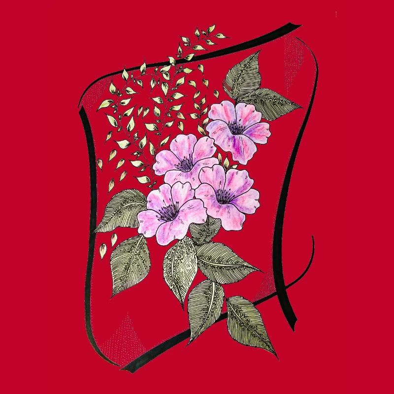 Corset de vrilles de fleurs