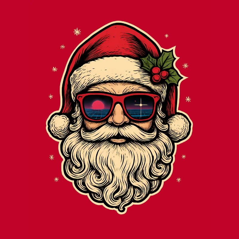 Cooles Weihnachtsshirt Weihnachtsmann Geschenk