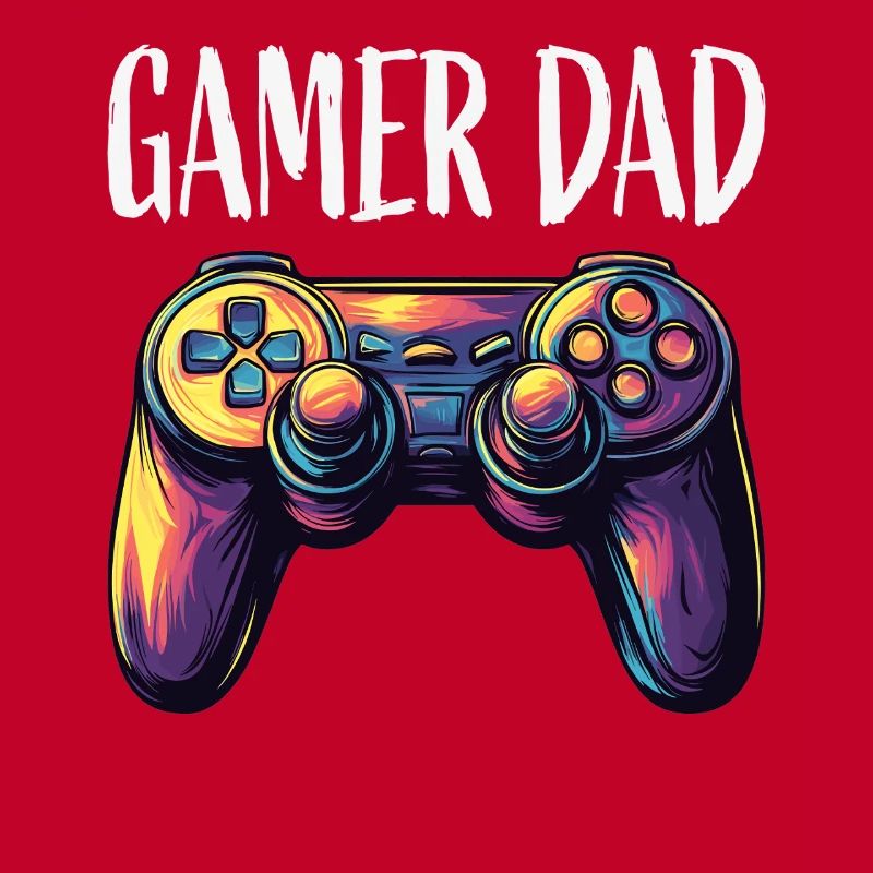 Gamer Dad Controller Neon