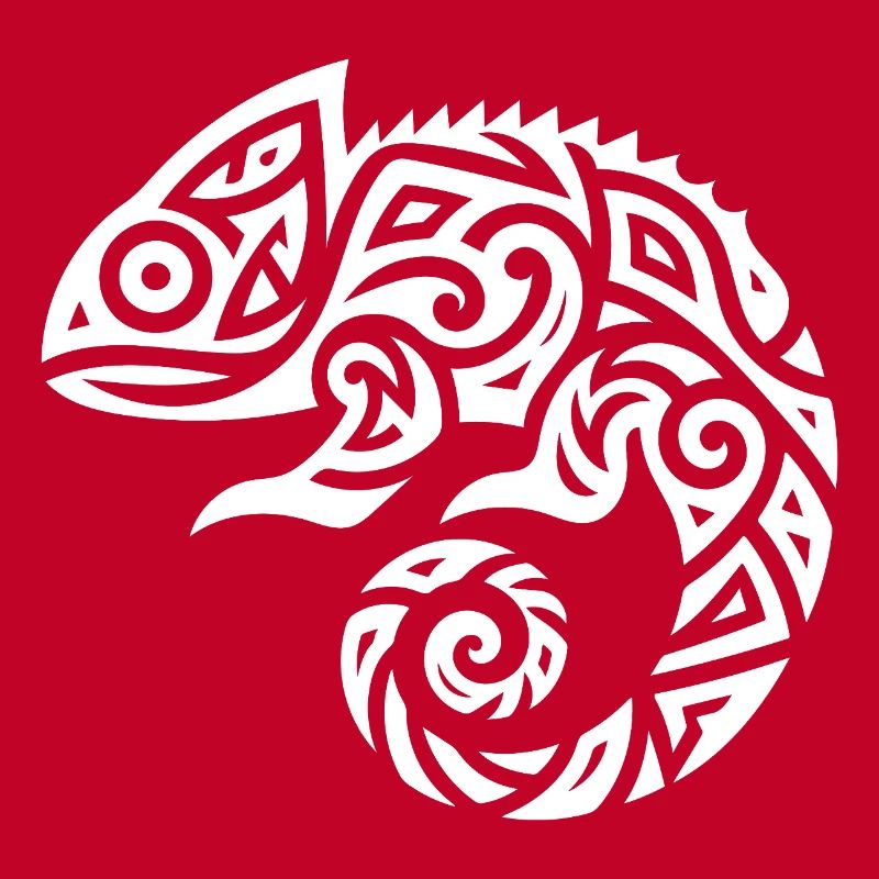Déguisement de tatouage caméléon