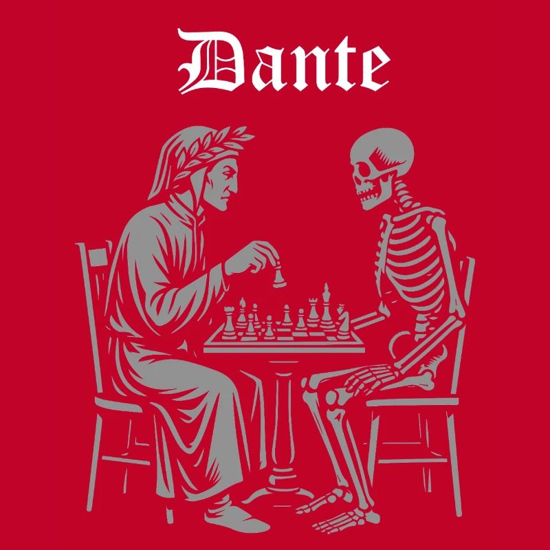 Partie d’échecs Dante et Skeleton