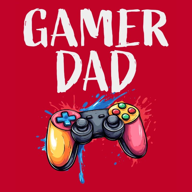 Gamer Dad Controller Splash