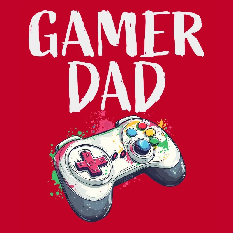 Gamer Dad Controller Splash