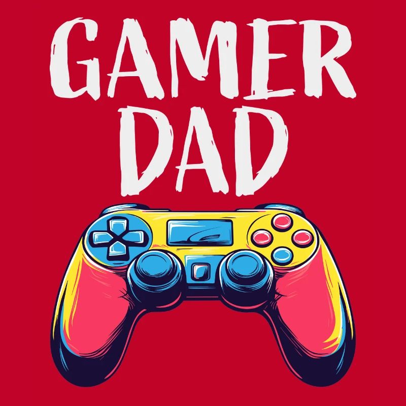 Gamer Dad Controller Graphics