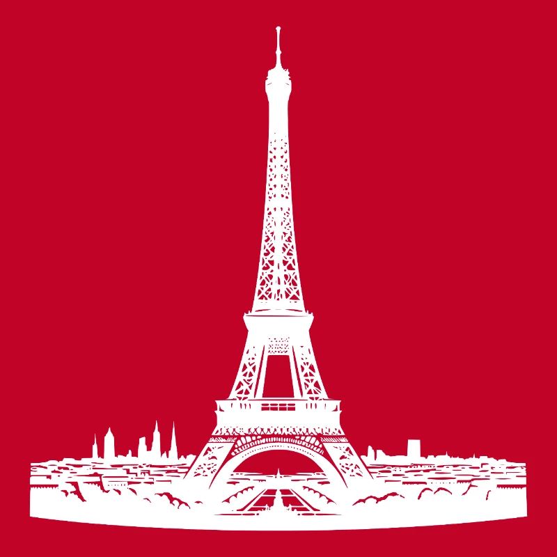 Französischer Blickfang Eiffelturm typisch Paris