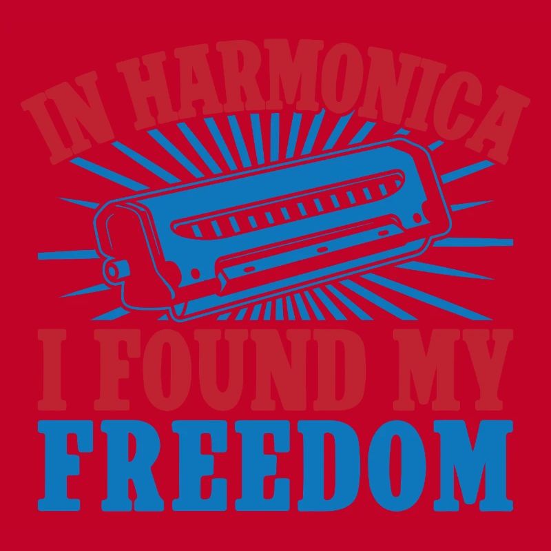 Funny Harmonica Player Found My Freedom Harmonica