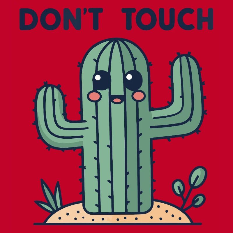 Cactus mignon: interdiction toucher