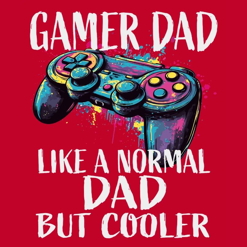 Gamer Dad Cooler Controller Splash