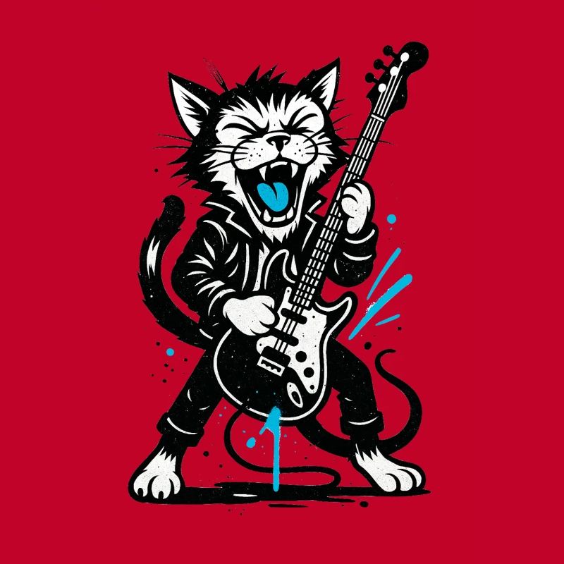 KatzenRock mit E-Gitarre