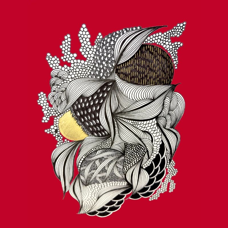 Leaf Fabric Feather Light Pattern