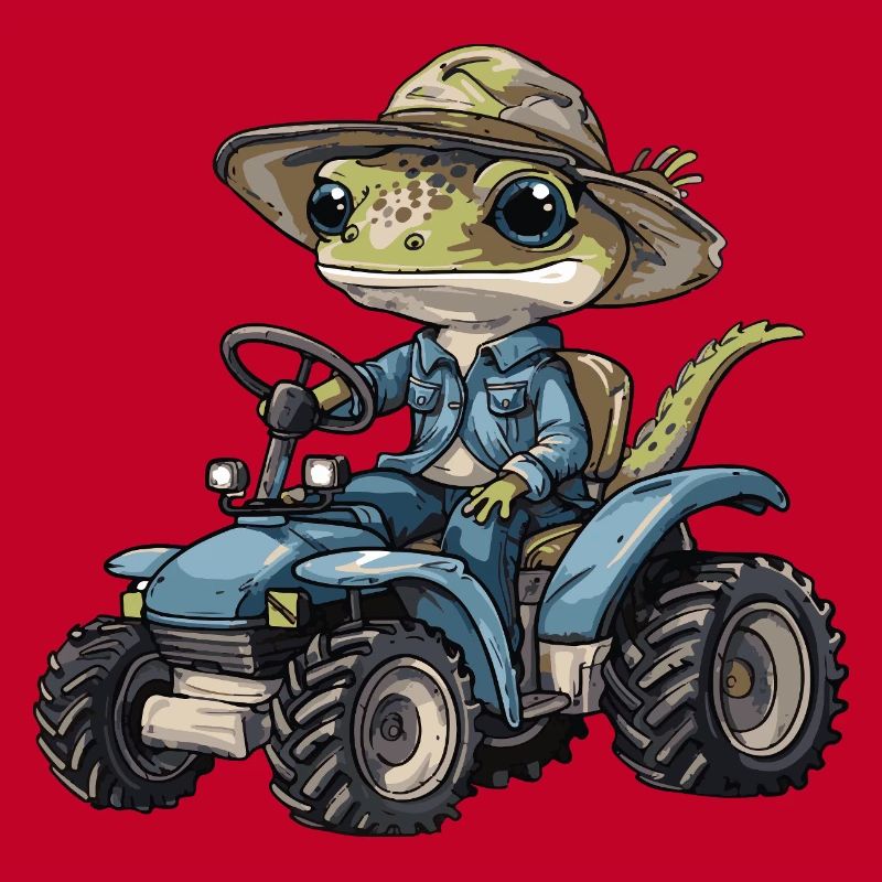 Lizard Tractor Farmer