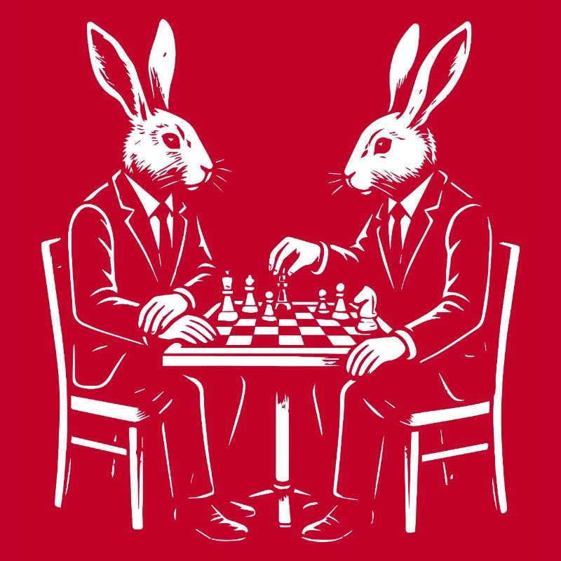 Partie d’échecs Dapper Rabbits