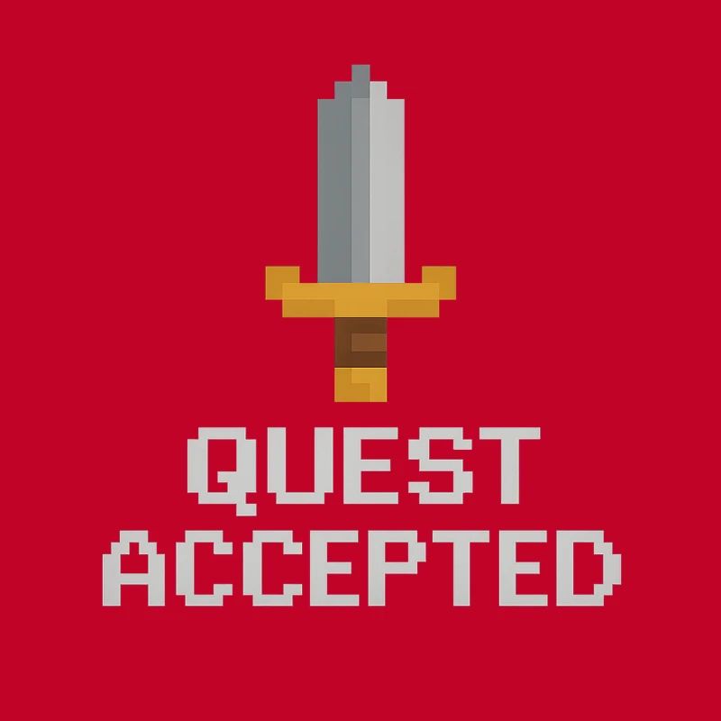 Quest akzeptiertes Pixelschwert