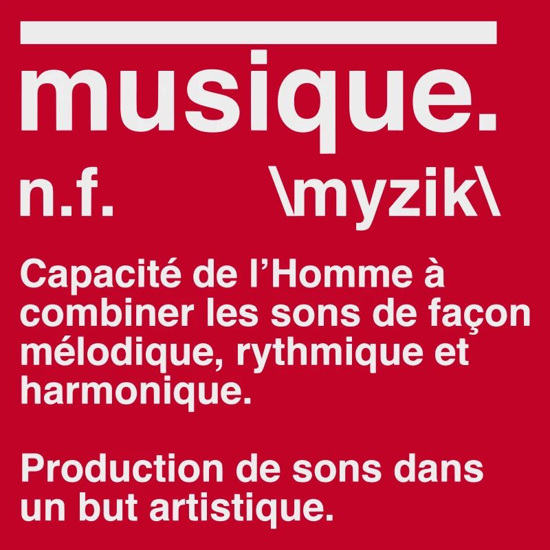 Musikdefinitions-Wörterbuchstil