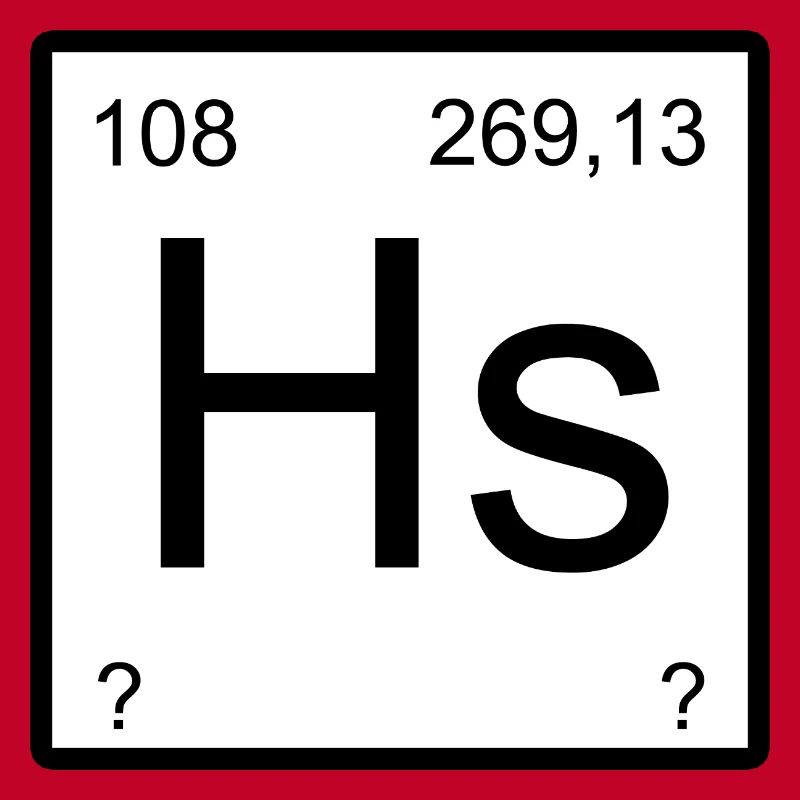 Hassium Elemental Monogram
