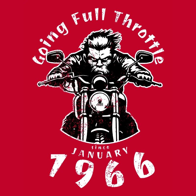 60. Geburtstag Going Full Throttle Since 01/1966