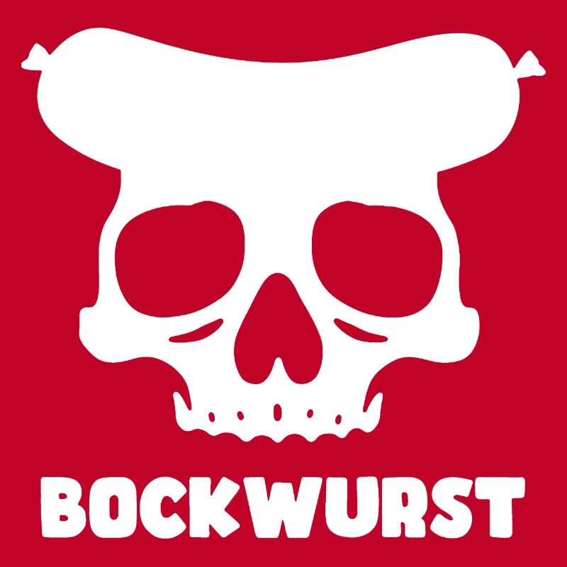 Graphique de crâne de Bockwurst