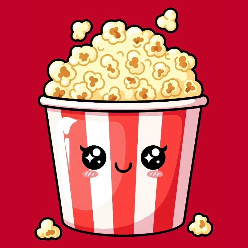 Seau à pop-corn Kawaii