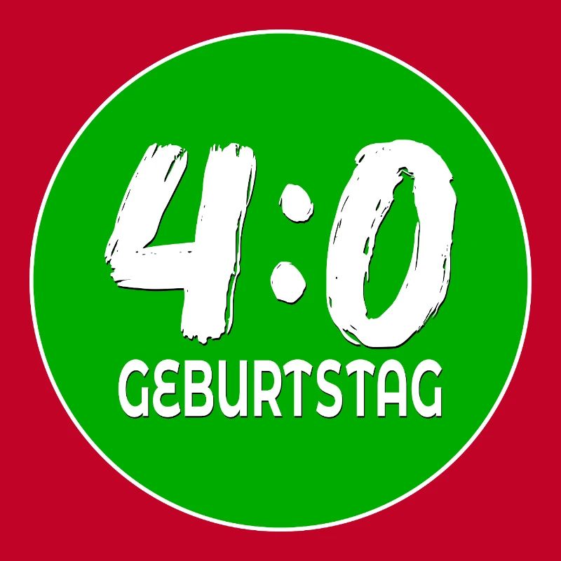 Fußball Vierzig 40. Geburtstag