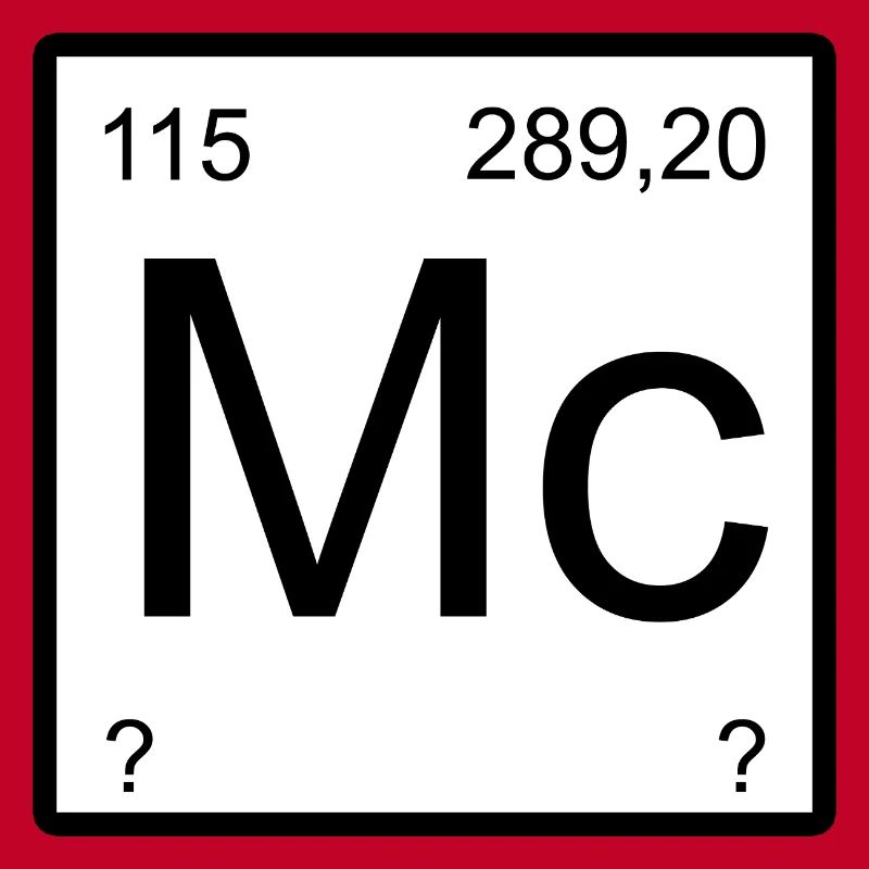 Bloc à éléments minimaux Moscovium