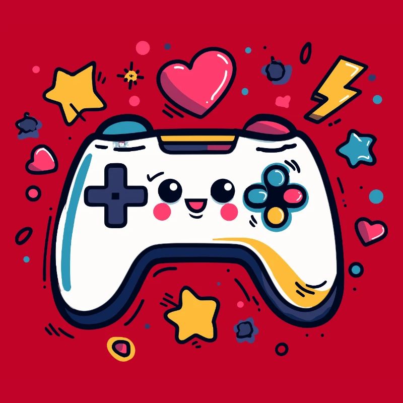Colorful controller charm