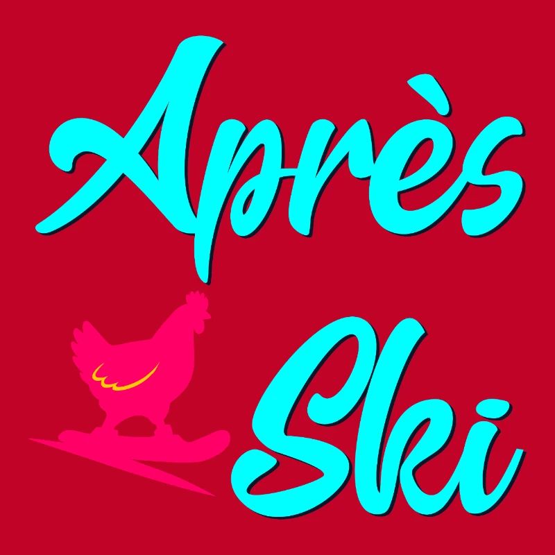 Volaille de snowboard après ski