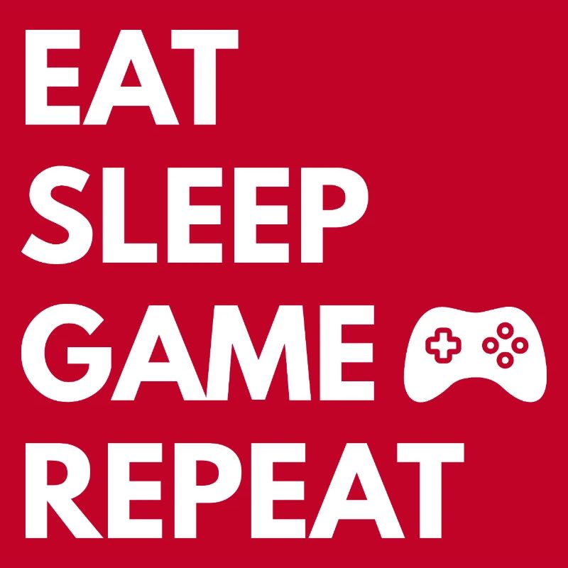 Répéter le jeu Eat Sleep – Devise du jeu