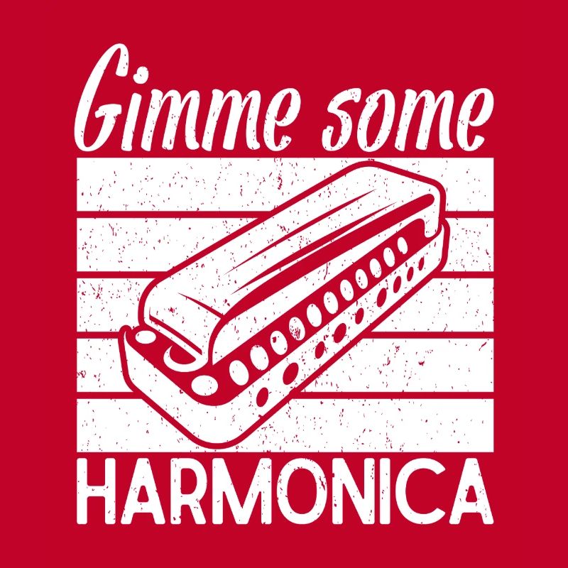 Musicien d’harmonica Donne-moi un peu d’harmonica