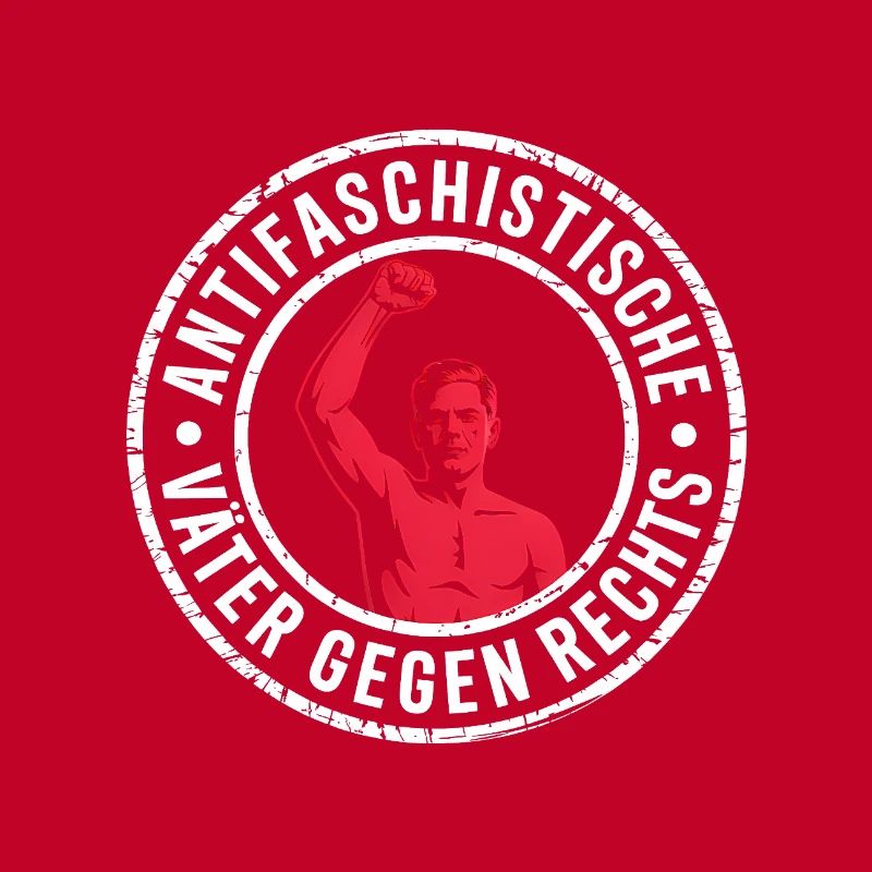Anti-Fascist Fathers Against the Right - Pride Logo