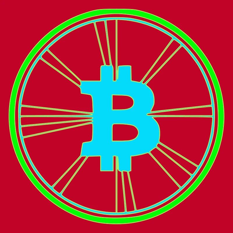 Bitcoin Wireframe Speed Future Vector