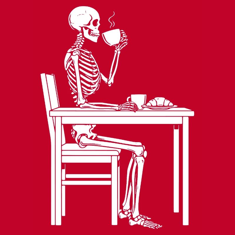 Pause café Skeleton