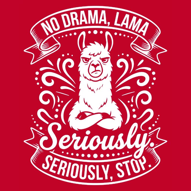 Llama sérieux – Pas de drame