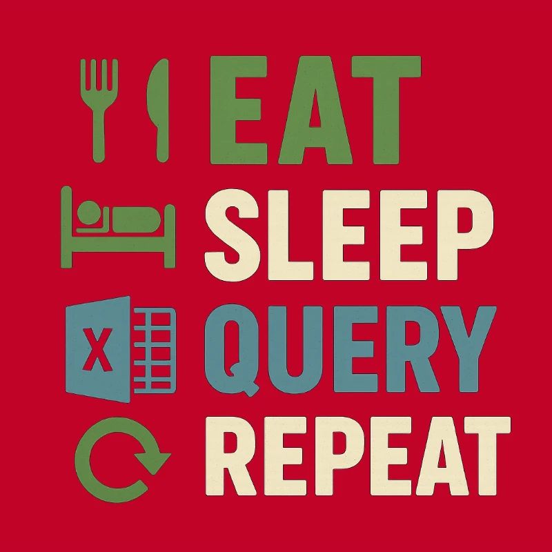 Eat Sleep Query Repeat