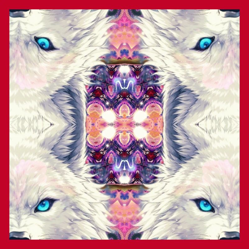 Polarwölfe Kaleidoskop