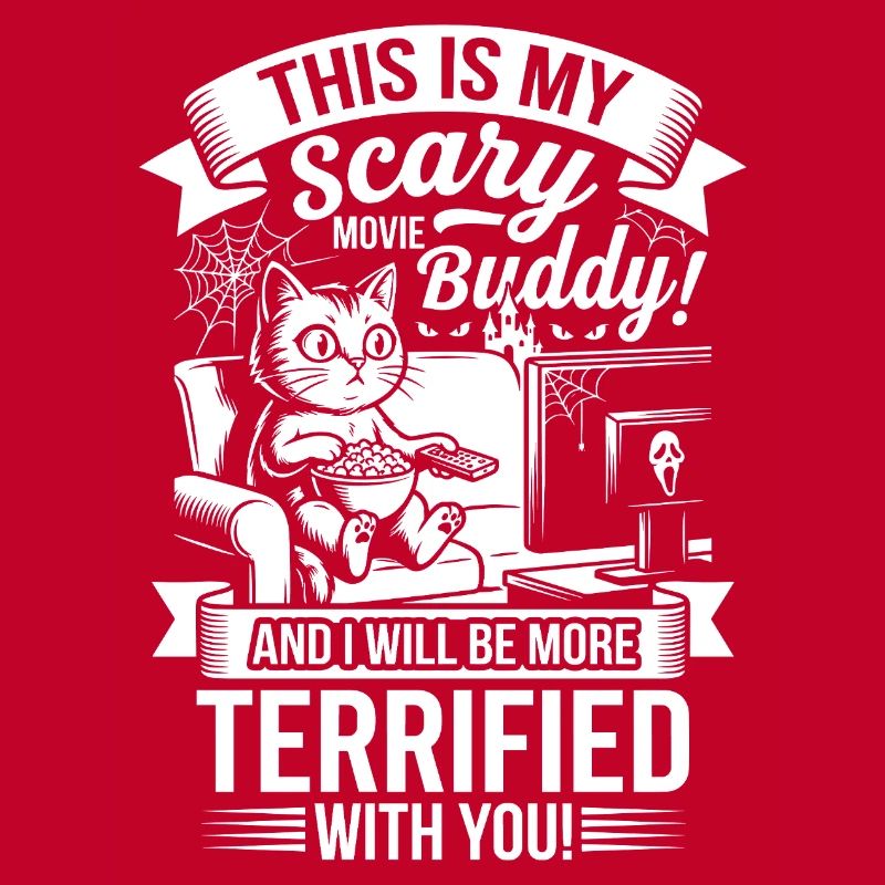 Chat effrayant, ami câlin