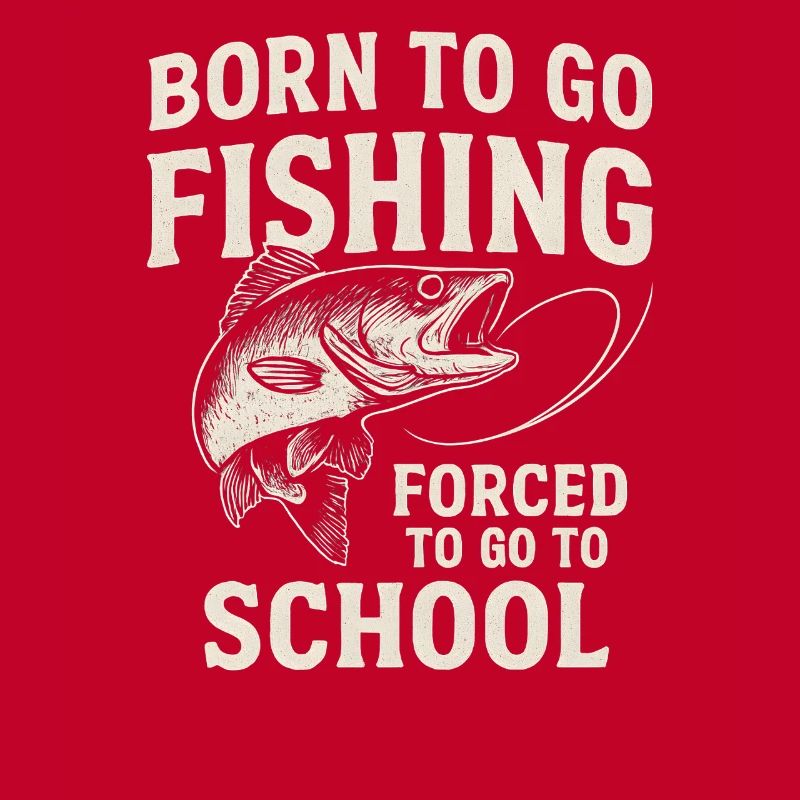 Né pour aller pêcher, forcé d’aller à l’école Pêcheur
