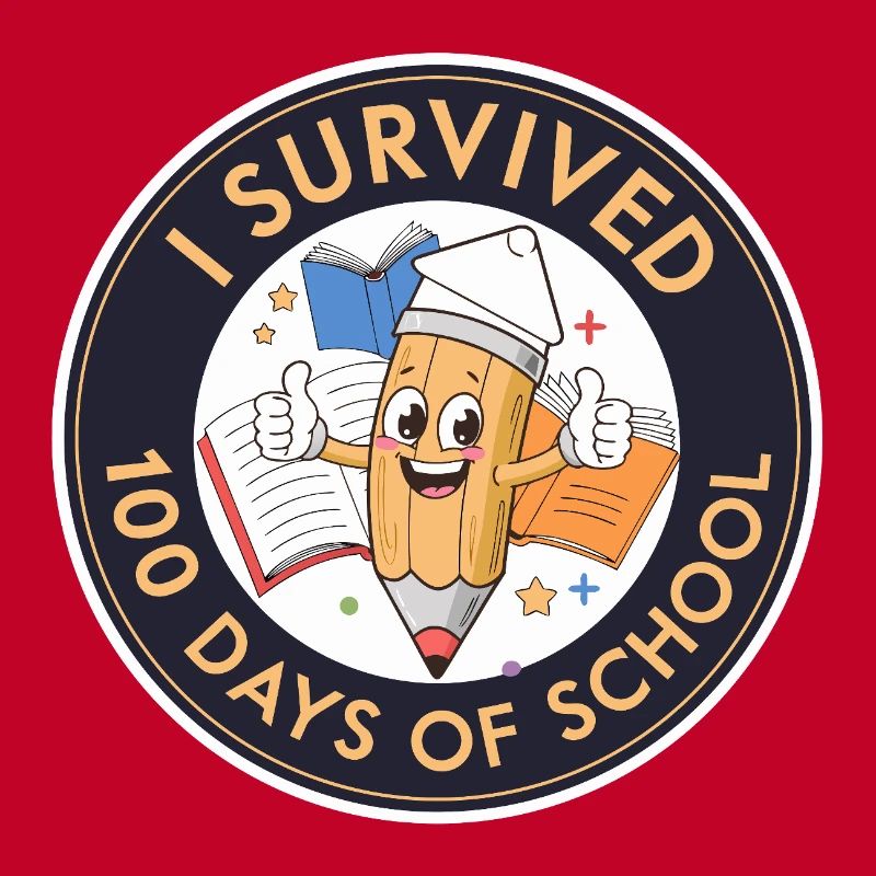 Überlebte 100 Tage Schule