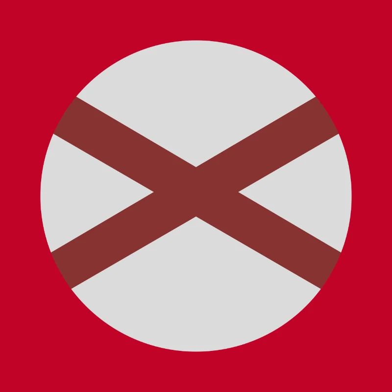 Drapeau rond de l’Alabama