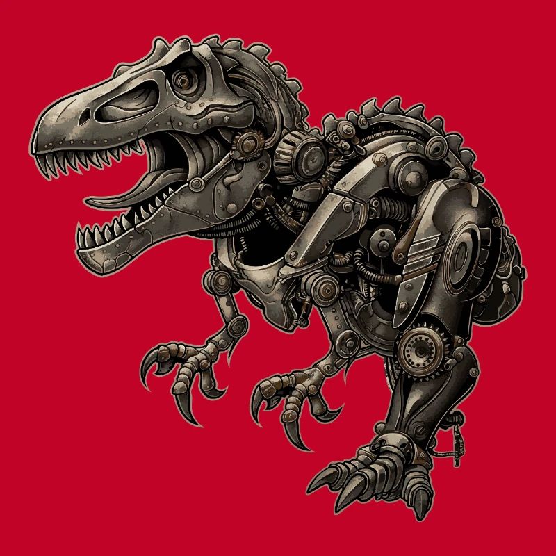 Mechanischer Dinosaurier – Roboter T-Rex