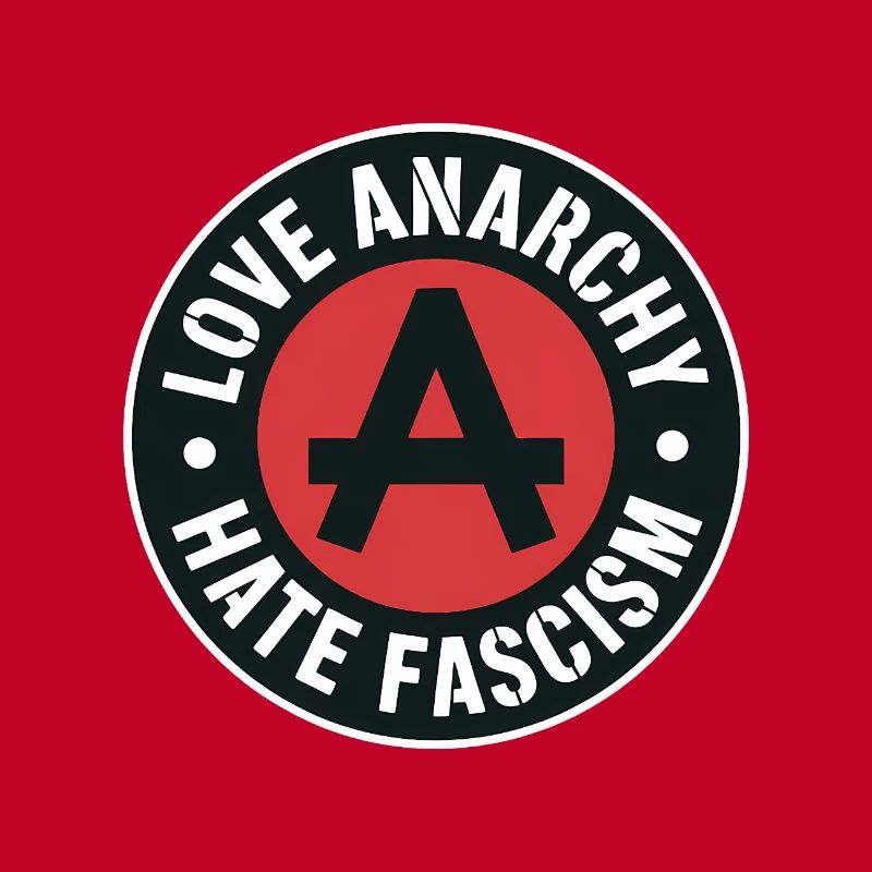 Love Anarchy, hate Fascism - Antifascist Merch