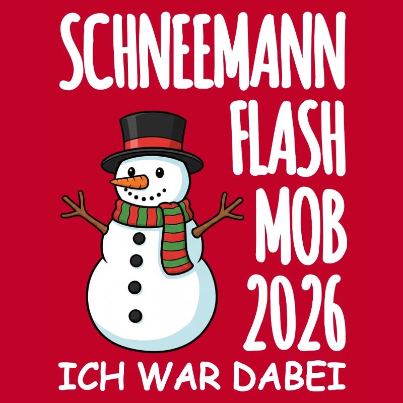 Snowman flash mob