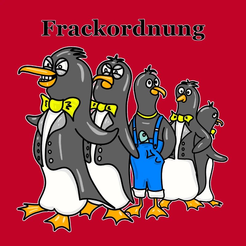 Tailcoat Order - Funny Penguin Cartoon