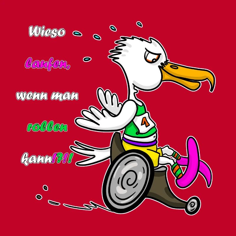 Marathon Möwe – Rennrolli Edition