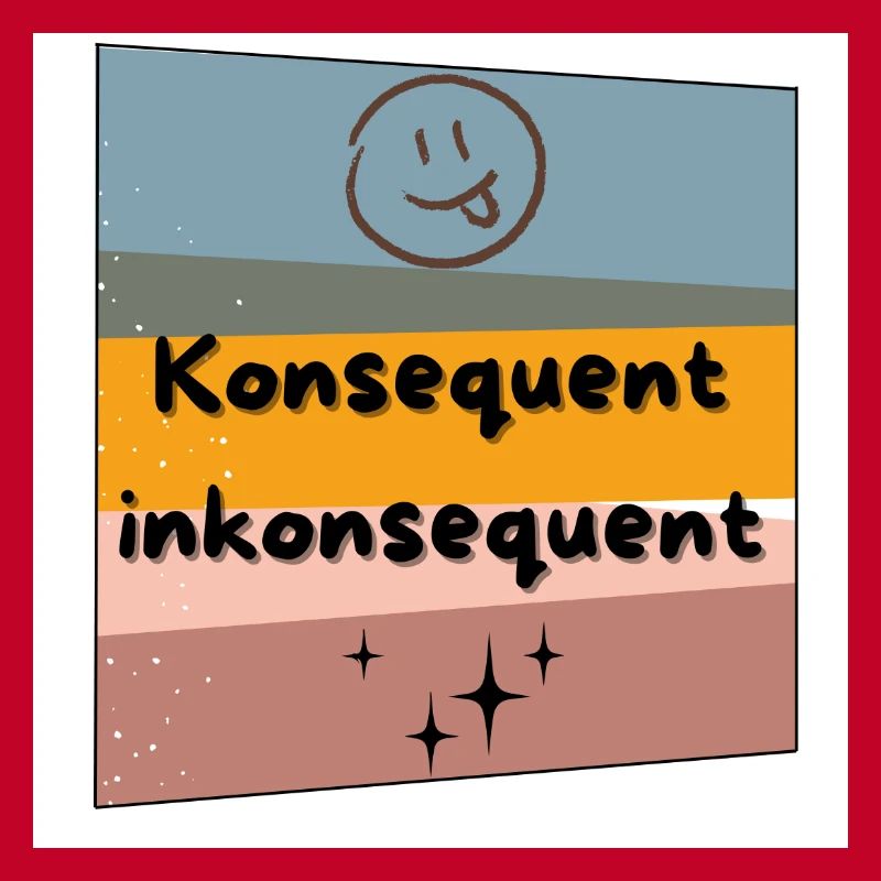 Konsequent inkonsequent Farbkontrast