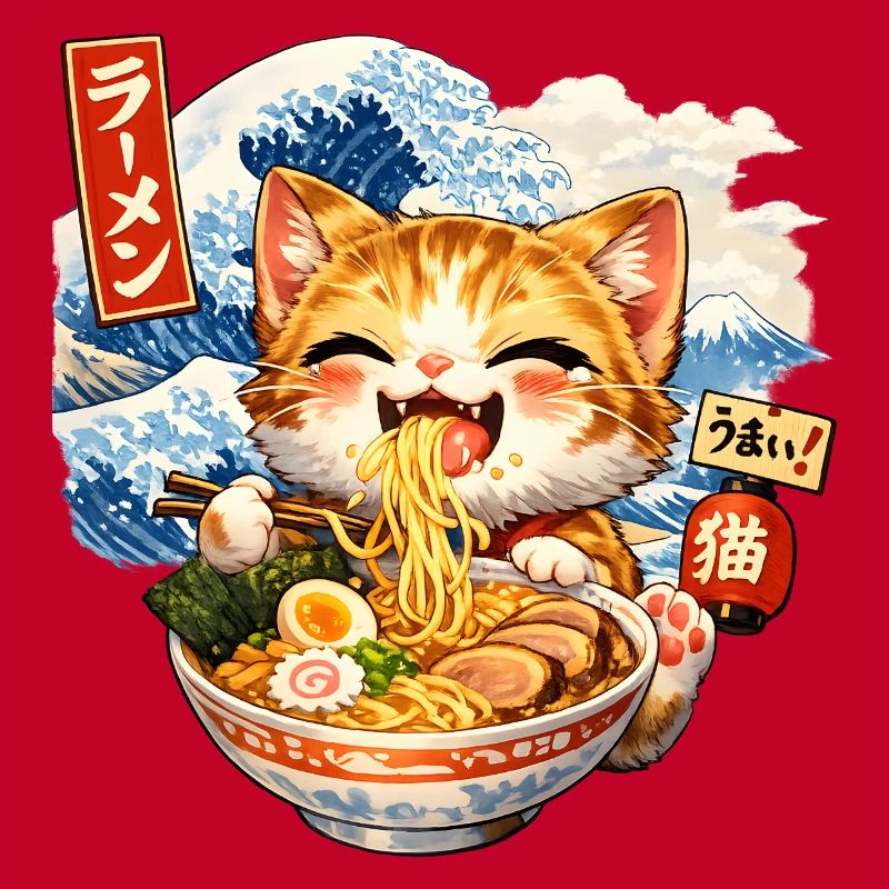 Large Ramen Wave T Shirt