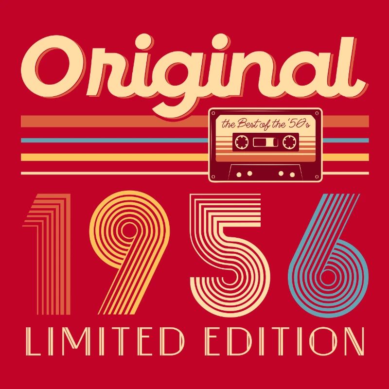 Originales 70-jähriges Jubiläumsgeschenk 1956