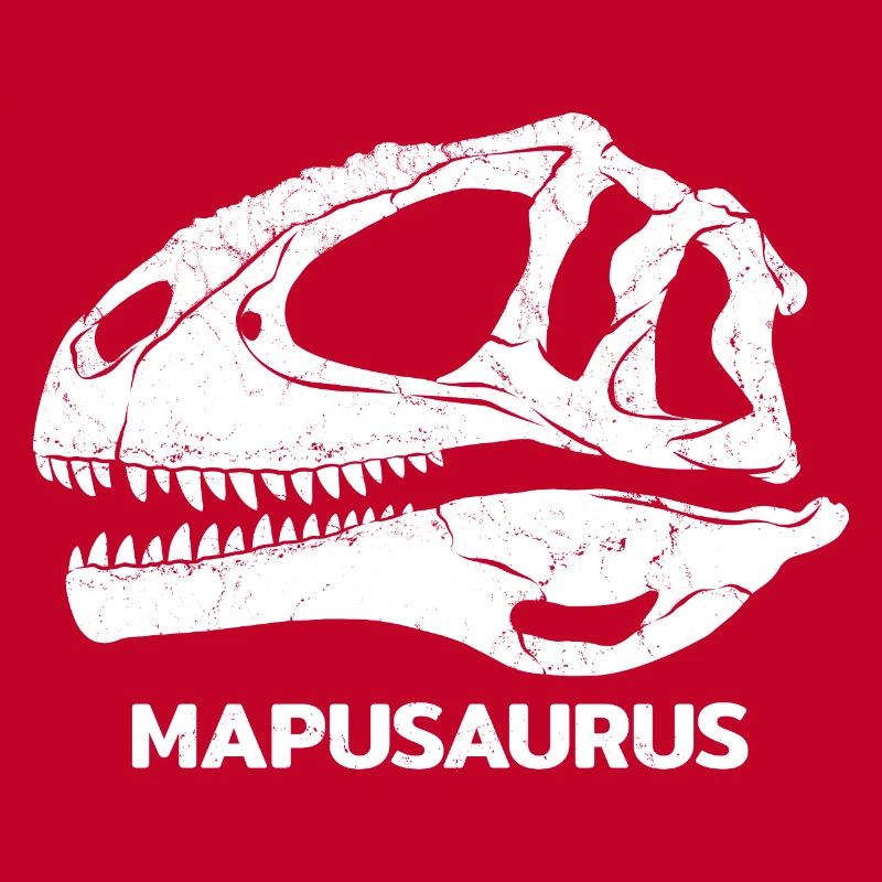 Fossile de crâne de Mapusaurus