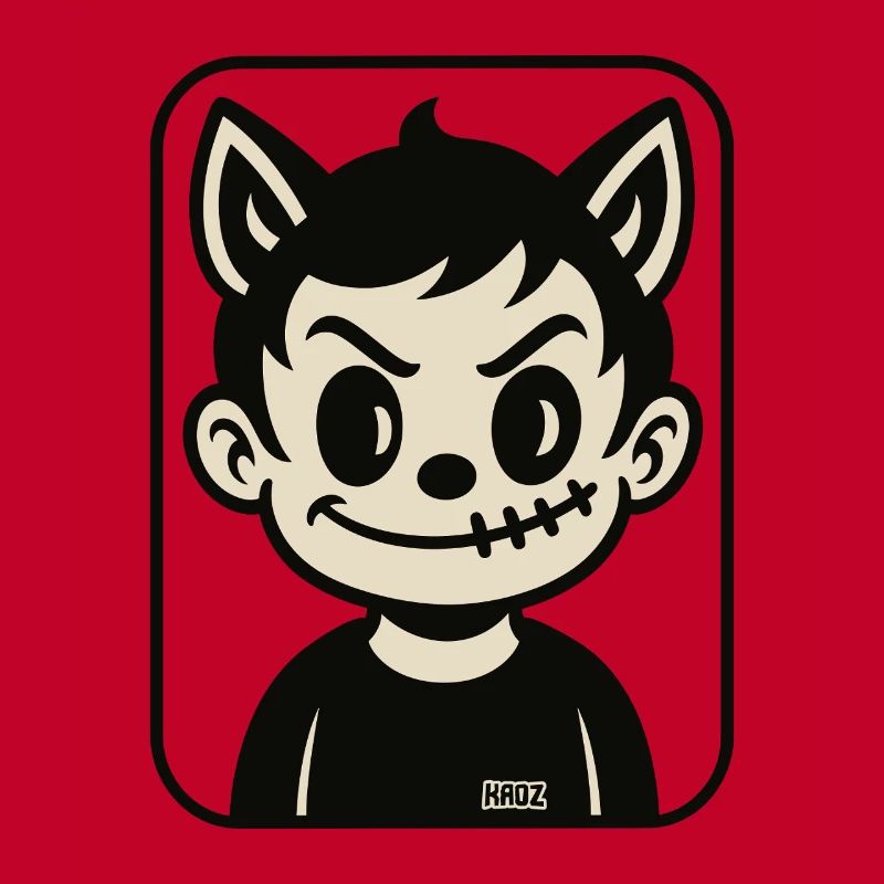 Stichwolf Maskottchen