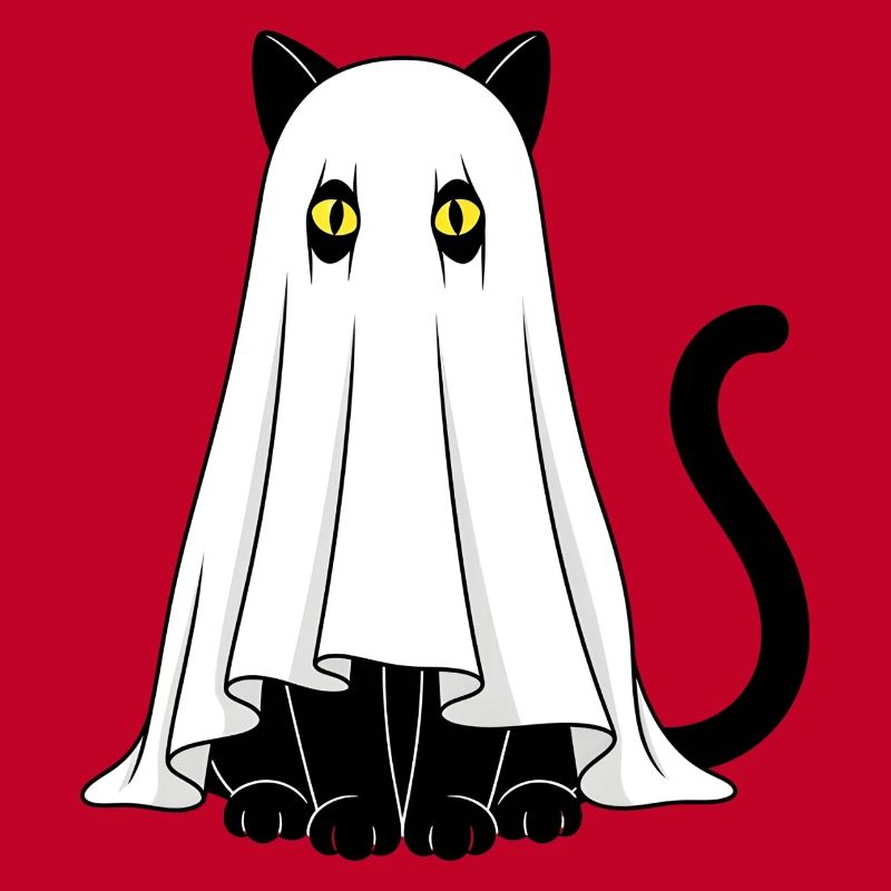 Ghost Cat Veil Ghost