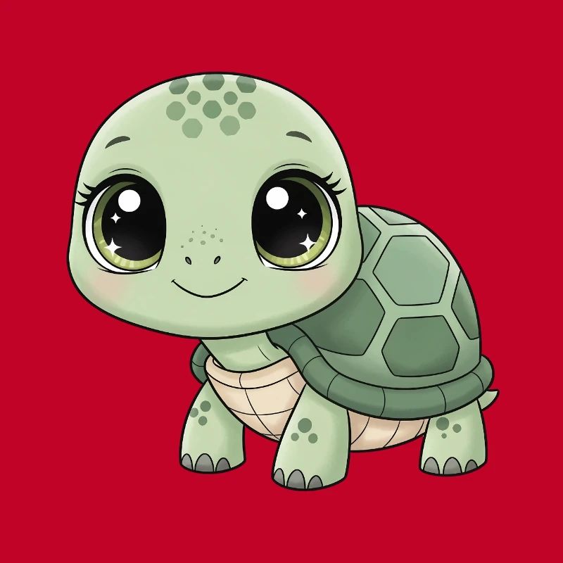 Mintgrüne Kuschelturtle
